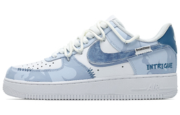 Nike Низкие кроссовки для скейтбординга Air Force 1, устойчивые к истиранию, мужские, белые, синие cw2288-111（team260-心弦共振qd） | white blue