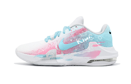 Nike Баскетбольные кроссовки Air Max Impact 4 с амортизацией, износостойкие и водонепроницаемые, низкие, мужские, розово-синие dm1124-100(team140-王者king) | pink blue