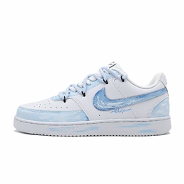 Nike Кроссовки Court Victory Sui Xin Ocean с низким верхом, устойчивые к истиранию и скольжению, мужские, сине-белые dh2987-101(team753-随心海洋） | light blue