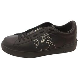 Valentino Низкие мужские кроссовки, черные ny2s0830nxb0no | original shoe box included
