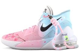 Nike Баскетбольные кроссовки Air Max Impact 2 Slip с противоскользящей подошвой, износостойкие, мужские, синие, розовые cq9382-100(teamsix-男款 樱花) | pink