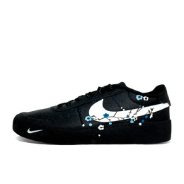 Nike Низкие кроссовки для скейтбординга Court Shot Cushioning, мужские, черно-синие fq8146-001(team1308-s） | black/white/blue