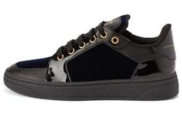 Контрастные низкие кроссовки Giuseppe Zanotti, Marine Blue ru30052001 | marine blue