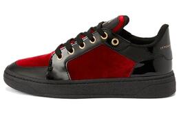 Кроссовки GZ94 с бархатными вставками Giuseppe Zanotti, Black Red ru30052003 | black red