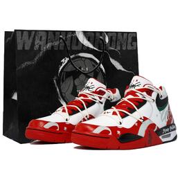 Nike Баскетбольные кроссовки Flight Legacy, износостойкие, антискользящие, среднего размера, винтажные, белые, мужские bq4212-100(team113-圣诞大战s-box) | white