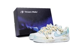 Nike Кроссовки для скейтбординга Court Vision 1, мужские, низкие, зеленые/коричневые dh2987-101(team201-男款校园天空sbox) | campus sky