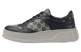 Gucci Кроссовки Gg «Черно-серые» 669582 aacod 1072 | black