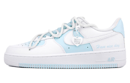 Nike Низкие износостойкие кроссовки для скейтбординга Air Force 1, мужские, сине-белые 315122-111(team18-青春愿语) | blue white