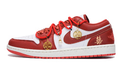 Jordan Баскетбольные кроссовки Air 1 Vintage, низкие, мужские, красные, белые fj3459-160(team59-男款正红) | red white