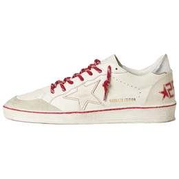 Golden Goose Кроссовки Ball Star LTD CNY Low Top для скейтбординга, мужские, белые, с эффектом потертости gmf00117.f006987.10273 | distressed white