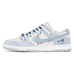 Nike Кроссовки для скейтбординга Dunk Joy Lemon, износостойкие и нескользящие, с низким верхом, мужские, сине-белые dd1391-103(team778-深海笔记) | blue white