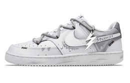Nike Кроссовки для скейтбординга Court Vision 1, мужские, низкие, белые/серые dh2987-101(team422-千绪冬男款) | white gray