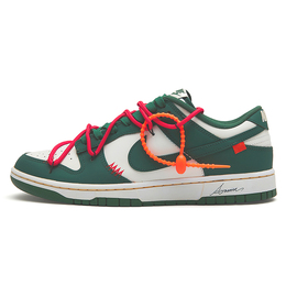 Nike Кроссовки для скейтбординга Dunk, износостойкие, низкие, мужские, белые, зеленые dd1391-101(teamfive-反扣警戒) | white green