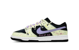 Nike Кроссовки для скейтбординга Dunk, легкие, износостойкие, с низким верхом, мужские, желто-черные dj6188-002(team42-男款芋圆黄黑) | apricot