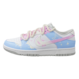 Nike Кроссовки для скейтбординга Dunk HEN Ji Low Top, мужские, белые, синие, розовые dd1391-103（team709-夏日多巴胺） | white blue pink