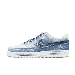Nike Кроссовки Court Vision 1 Chasing Waves с низким верхом, амортизирующие и износостойкие, мужские, синие dh2987-101(team499-逐浪） | blue