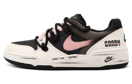 Nike Кроссовки для скейтбординга Full Force Low SZH Zero Edge, износостойкие, низкие, мужские, черные, коричневые, розовые fb1362-101(team1193-零境) | black brown pink