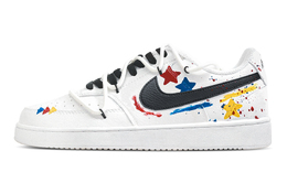 Nike Кроссовки для скейтборда Court Vision 1 Xingji Cross, износостойкие, низкие, белые dh2987-101(team1171-星际穿越） | white
