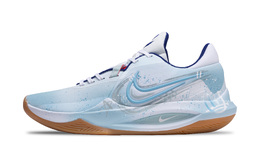 Nike Баскетбольные кроссовки Precision 6, низкие, мужские, белые/синие hv1796-141(team28-未蓝星星) | dusty blue