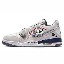 Jordan Баскетбольные кроссовки Legacy 312 Vintage, низкие, мужские, серо-белые cd7069-124(team56-情侣熊猫) | gray