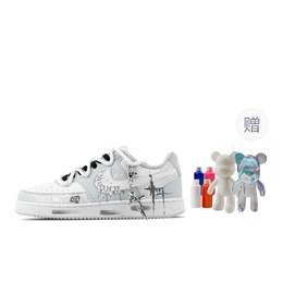 Nike Низкие износостойкие кроссовки для скейтбординга Court Vision Rose Whisper, Fluid Bear, светло-голубые, мужские hm9862-002(team773-玫瑰暗语-流体熊) | light blue