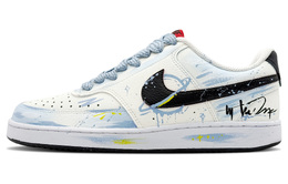 Nike Кроссовки для скейтбординга Court Vision 1 Moonlight Stars с низкой амортизацией, мужские, синие dm1187-101(team625-月光星尘) | light blue