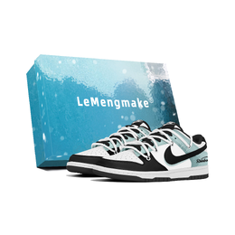 Nike Кроссовки для скейтбординга Dunk, износостойкие, низкие, мужские, черно-зеленые dd1391-100(team778-墨渊青屿s-box) | black green