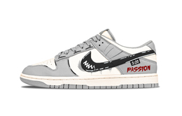 Nike Кроссовки для скейтбординга Dunk Iridescent Machine Low Top, мужские, черные, белые, серые hf5441-100(team930-流光机) | black white gray