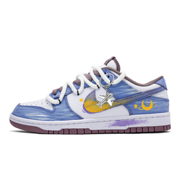 Nike Кроссовки для скейтбординга Dunk Anti Slip, износостойкие, мужские, небесно-голубые dv0833-112(team558-穿越星际) | sky blue