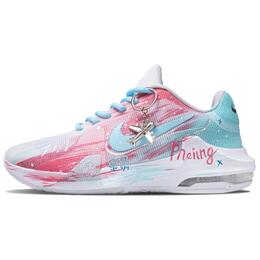 Nike Баскетбольные кроссовки Air Max Impact 4 мужские, средний верх, синие/красные dm1124-100(team145-绚烂) | white blue pink