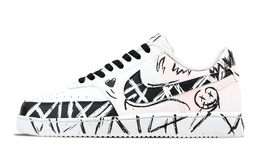 Nike Кроссовки для скейтбординга Court Vision 1 Low Top, мужские, белые, черные dh2987-101(team1171-黑白调） | white black