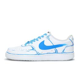 Nike Легкие и дышащие низкие кроссовки для скейтбординга, мужские, белые, синие dh2987-101(team589-寂静蓝调） | white blue