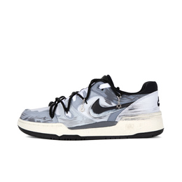 Nike Кроссовки для скейтбординга Full Force с низким верхом, износостойкие и нескользящие, мужские, черно-серые fb1362-101(team186-星星缭绕) | black gray