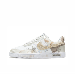 Nike Кроссовки для скейтборда Court Vision 1 Freedom Panda Angel с противоскользящей подошвой, износостойкие, мужские, белое золото dh2987-101(team202-安吉尔) | white gold