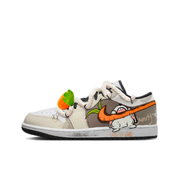 Jordan Баскетбольные кроссовки Air 1 Vintage, низкие, мужские, коричневые/белые 553558-132(team202-白日梦想家) | brown white