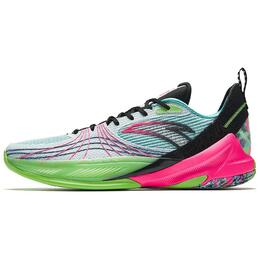 Anta Баскетбольные кроссовки Speed Decision 6 с низким верхом, устойчивые к скольжению, мужские, зеленые, синие, черные 112511108-6 | green blue black
