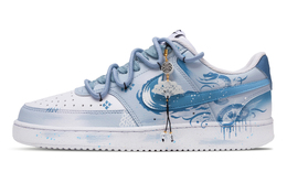 Nike Кроссовки Court Vision 1 Serpent Of The Emerald с низким верхом, устойчивые к истиранию и скольжению, мужские, сине-белые dh2987-101(team691-碧蛇之灵) | blue white