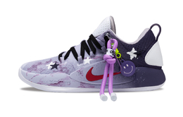 Nike Баскетбольные кроссовки Hyperdunk X Cushioned с низким верхом, износостойкие, дышащие, темно-фиолетовые, мужские ar0465-100(team374-男款雾月吟星) | dark violet
