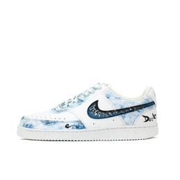 Nike Низкие противоскользящие кроссовки для скейтборда Court Vision 1, мужские, темно-синие dh2987-110（team309-幻境如梦qd） | navy blue