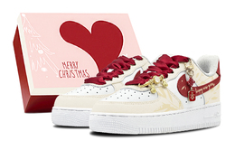 Nike Кроссовки Air Force 1 Air Force 1 с низким верхом, противоскользящие, износостойкие, мужские, белые, желтые, красные cw2288-111(team88-喜贺新春s-box) | white yellow red