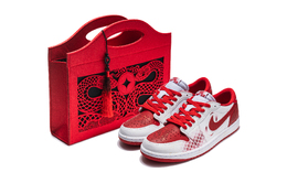 Jordan Баскетбольные кроссовки Air 1 Vintage, низкие, белые, мужские cz0790-161(team22-男女蛇影之麟礼袋) | red