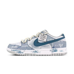 Nike Кроссовки для скейтбординга Dunk Coverage Low-Top, синие, мужские dd1391-103(team504-难解的题） | blue