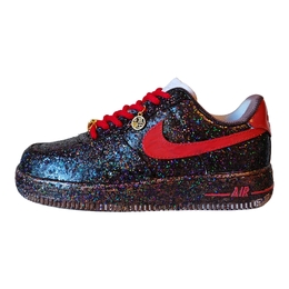 Nike Air Force 1 Serpent приветствует Joy. Низкие противоскользящие износостойкие кроссовки для скейтбординга, мужские, черные cw2288-111(team432-灵蛇送乐） | black