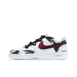 Nike Кроссовки Court Vision 1 с низким верхом, нескользящие, износостойкие, мужские, цвет: черный, красный dh2987-101(team156-新哥特幽暗骑士-红) | black red
