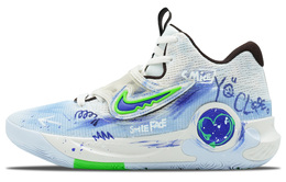 Nike Баскетбольные кроссовки KD Trey 5 X Low-Top мужские, белые, синие dj7554-014(team256-与你遇见) | white blue green