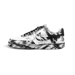 Nike Кроссовки Court Vision 1 с низким верхом, амортизирующие, противоскользящие, износостойкие, для скейтбординга, мужские, черно-белые dh2987-101（teameight-黑白笔记） | black