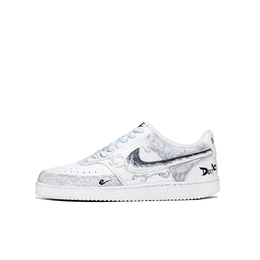 Nike Кроссовки для скейтборда Court Vision 1 с противоскользящим покрытием, мужские, серо-белые dh2987-110（team309-梦若惊鸿qd） | gray white
