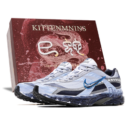Nike Кроссовки Initiator с низким верхом, износостойкие, мужские, серо-синие 394055-101(teamthree-冰矿陨石sbox) | gray blue