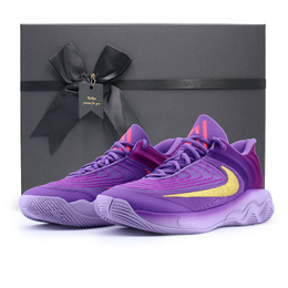 Nike Баскетбольные кроссовки Giannis Immortality Purple Gold Dynasty с низким верхом, устойчивые к скольжению, мужские, фиолетово-золотые fq3681-500(team448-紫金王朝box) | purple gold