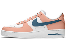 Nike Кроссовки Air Force 1 Dreamy Orange с низким верхом, противоскользящие, износостойкие, мужские, сине-оранжевые cw2288-111(team732-梦幻橙) | blue orange